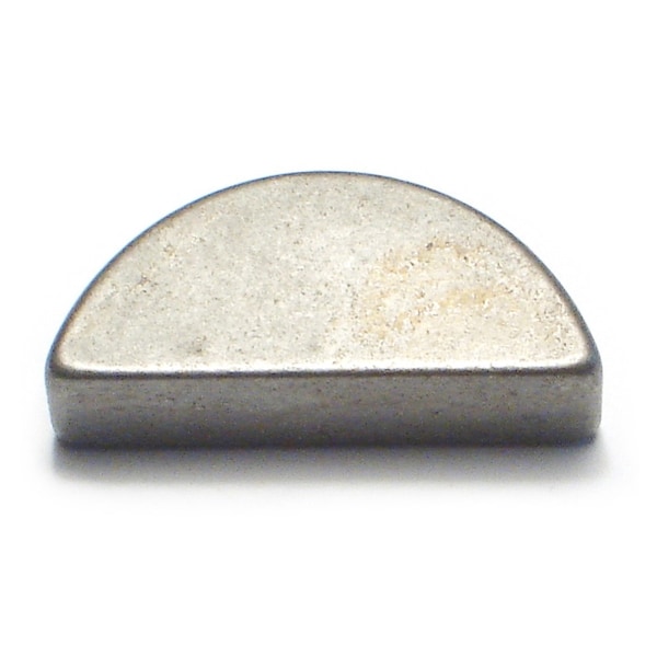 Midwest Fastener Woodruff Key, 10 x 13 mm Key Size, Steel Zinc, 3 PK 32346 - main